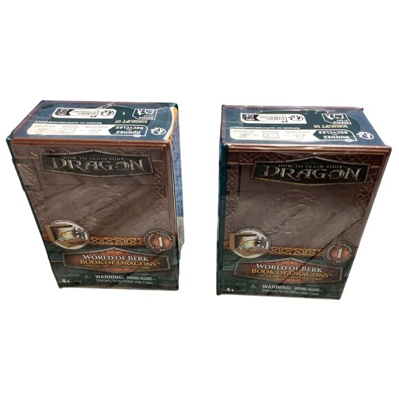 2 How To Train Your Dragon World Of Berk Book Of Dragons Mystery Box Set - Picture 2 of 4